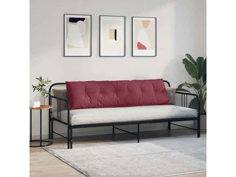 Coussin de dos, coussin de dossier bordeaux 180 x 19 x 50 cm tissu cf54590 - Conforama D