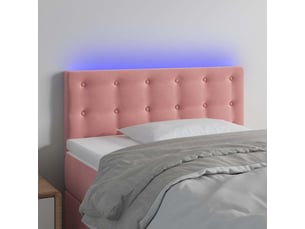 Tete de lit A poser largeur 100 cm rose