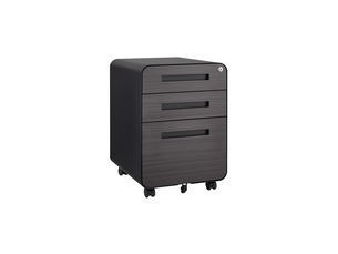 Bibliotheque coloris noir 3 étagère(s) <strong>BEAUNIV</strong> <strong></strong> - 46 cm x 58 cm