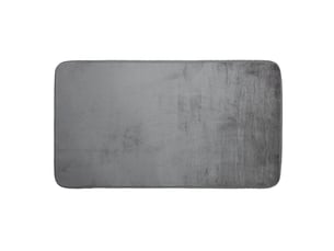 Tapis uni en flanelle flanou 60x110cm gris