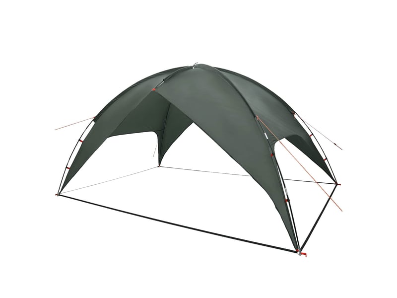  Tente de camping avec un abri imperméable 4 personne vert armée shl28094  - Conforama E