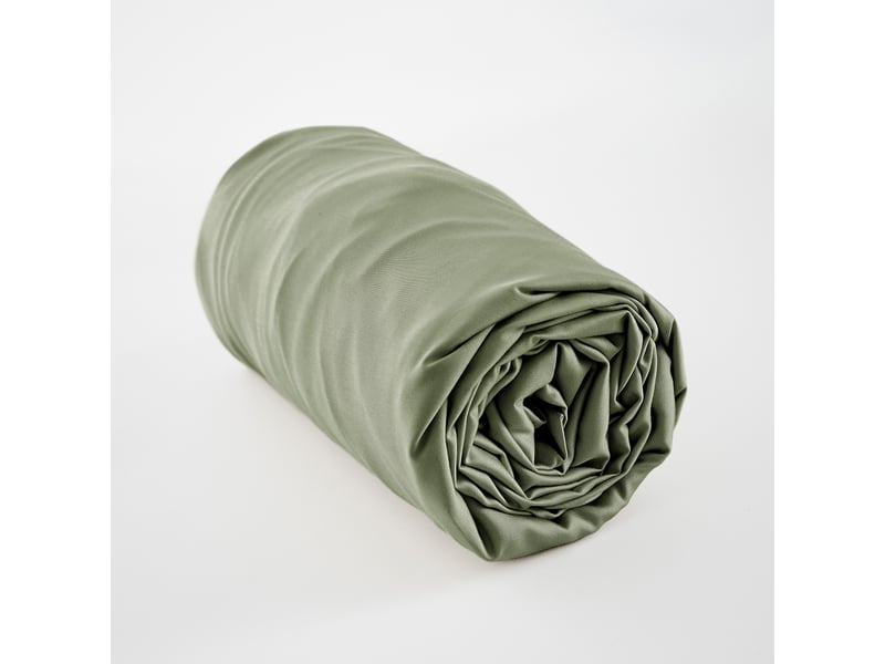  Drap housse 140 x 190 cm 100% viscose de bambou 120 fils salomé romarin 15182 - Conforama A