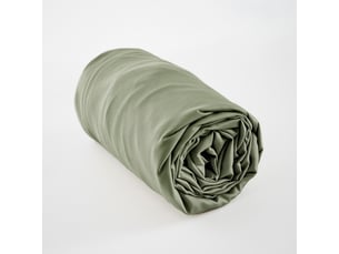 Drap housse 140 x 190 cm 100% viscose de bambou 120 fils salomé romarin