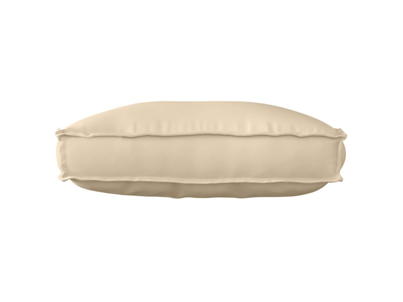  Coussin d'assise, coussin pour chaisecanapé tissu oxford beige 70 x 40 x 12 cm cf56648  - Conforama C