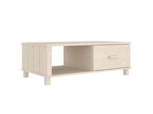 Table basse rectangulaire coloris marron  