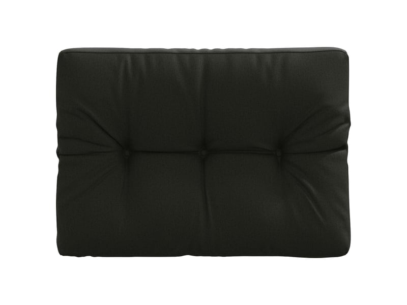  Coussin de dossier de palette, coussin de dos vianen 100 % polyester noir cf55166  - Conforama D