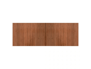 Tapis rectangulaire en bambou marron 70x200 cm - comfortxl