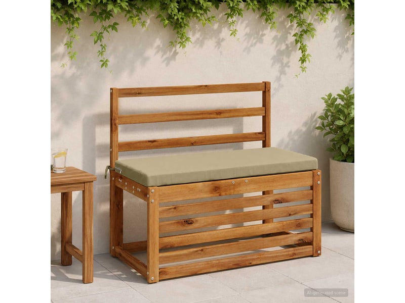  Coussin de banc, coussin d'assise, coussin de canapé soest 100 % polyester vert clair 80 x 40 x 5 cm cf53710  - Conforama B