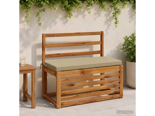 Coussin de banc, coussin d'assise, coussin de canapé soest 100 % polyester vert clair 80 x 40 x 5 cm cf53710