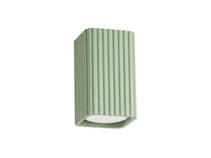 Plafonnier rayo 10 sauge aluminium moderne 10x6x6cm