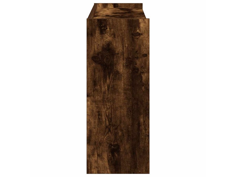  Meuble à chaussures, étagère à chaussures chêne fumé 80x25x62 cm bois d'ingénierie  - Conforama E