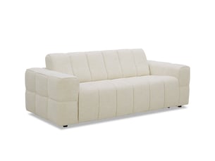 Canapé droit fixe DECO IN PARIS KF9067D-3-BEI 3 places Velours beige