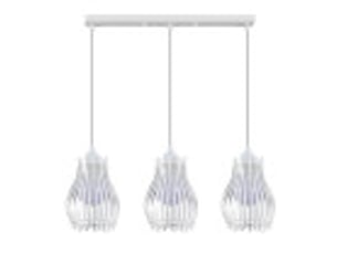 Fabrilamp ragusa, réglette, moderne, 3 x e27, blanc, 35-100 x 64 x 16 cm