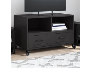 Meuble tv coloris noir 68 cm <strong></strong>  <strong></strong>