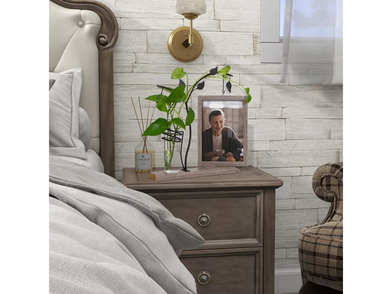  Cadre photo en bois personnalisé avec vase en verre double face – 23x29.8cm  - Conforama D
