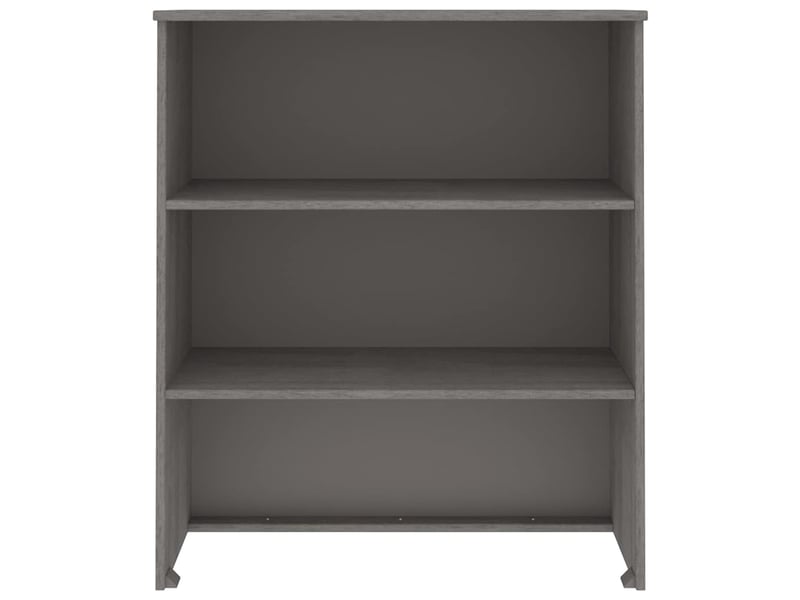  Dessus de buffet - bahut - meuble de rangement hamar gris clair 85x35x100 cm bois de pin  - Conforama C