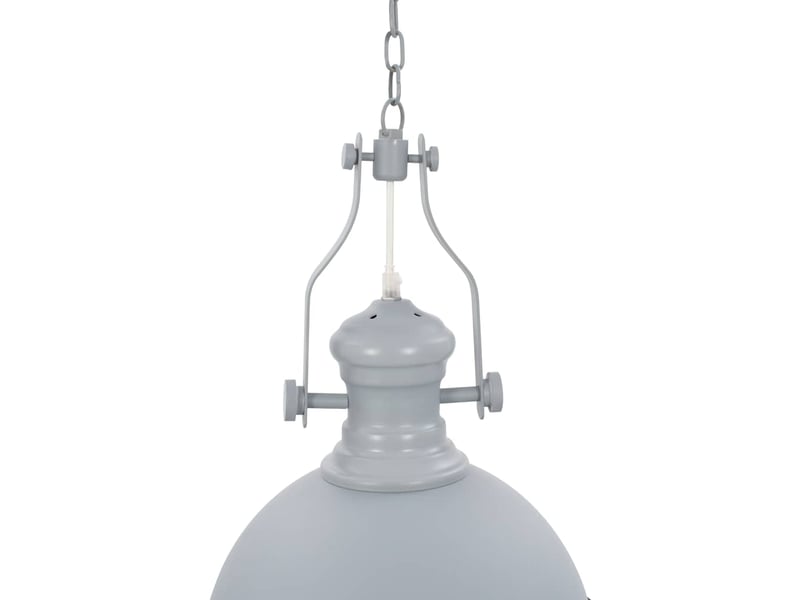  Plafonnier, lampe plafond gris rond e27  - Conforama D