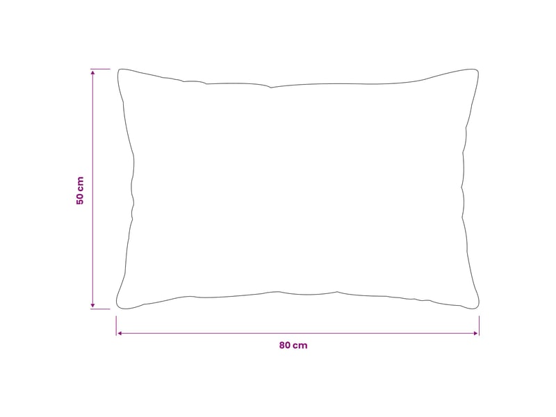 Lot de 6 housses de coussin heerlen noir 50 x 80 cm flanelle cf49933 - Conforama E
