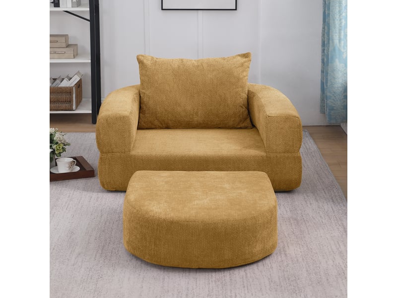  Canapé convertible, canapé-lit, format compressé, pliable, mobilier pour espace de vie, pour salon et séjour  - Conforama A
