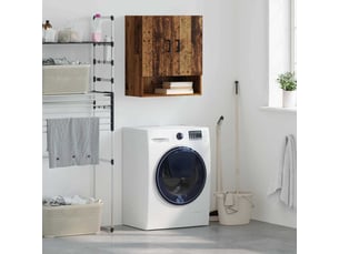 Meuble mural, rangement salon 60 x 31 x 70 cm bois d'ingénierie vieux bois shl1167