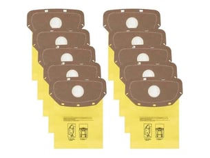 10pcs ah10232 sealed collar vacuum bags for hoover commercial residential mpwr 40v cordless back vacuum ch93619, ch93600