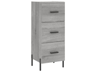 Buffet - bahut - meuble de rangement sonoma gris 34,5x34x90 cm bois d'ingénierie
