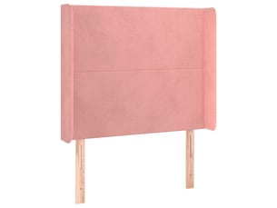 Tete de lit A poser largeur 83 cm rose