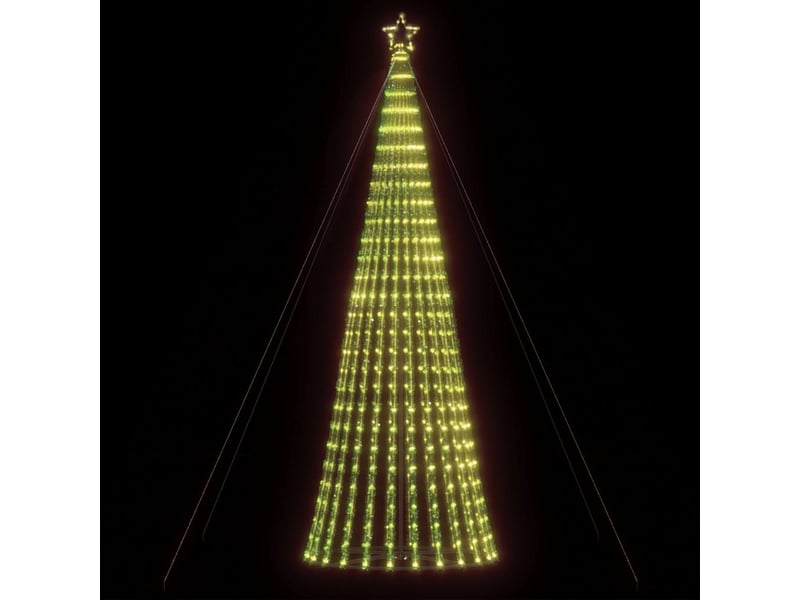  Sapin de noël, arbre de noël à led 1028 led blanc chaud 403 cm  - Conforama B