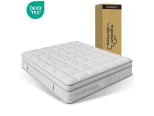 Matelas 160x200 cm <strong>HAVRYA</strong>  <strong></strong> Ressorts ensachés + mousse soutien Medium épaisseur 25 cm