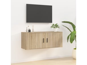 Meuble tv coloris marron 100 cm <strong></strong>  <strong></strong>