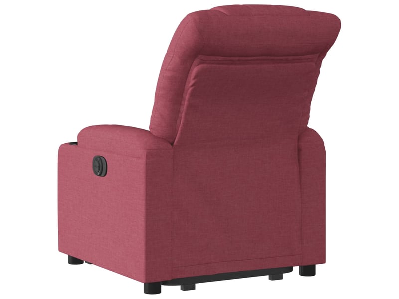  Fauteuil inclinable, fauteuil relax salon rouge bordeaux tissu shl45200  - Conforama E