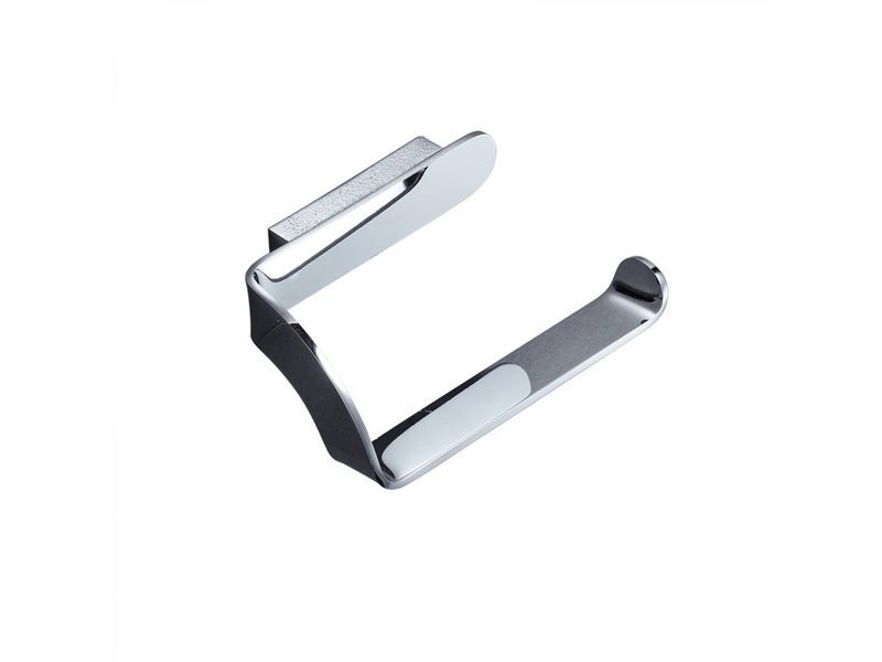  Porte-papier toilette universel chromé, porte-essuie-tout créatif tout en cuivre, étagère de rangement pour toilettes  - Conforama B