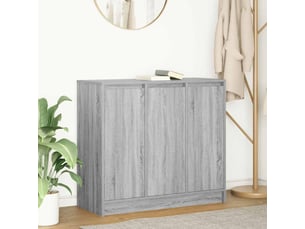 Buffet - bahut - meuble de rangement sonoma gris 85x34x76 cm bois d'ingénierie