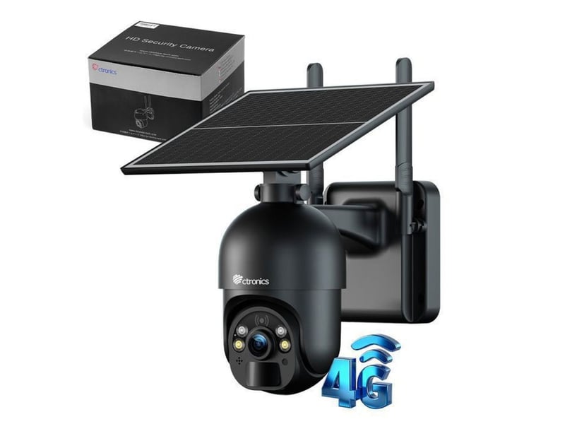  Camera de securite solaire 4g 4mp vision couleur pir alarme et projecteurs 149519_AABAA79769_6_DROPFR - Conforama A