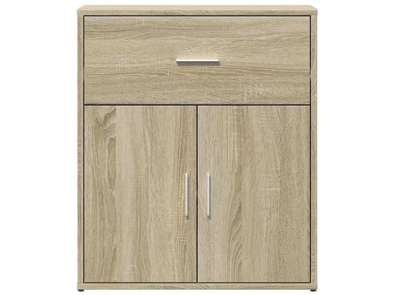  Buffets 2 pcs - bahut - meuble de rangement chêne sonoma 60x31x70 cm bois d'ingénierie  - Conforama E