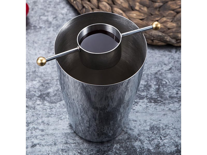  1 verre doseur de barman, alcool, cocktail, boisson, bar, whisky, distributeur de boissons, verres doseurs en acier inoxydable, distributeur, verre do GTR03825 - Conforama C