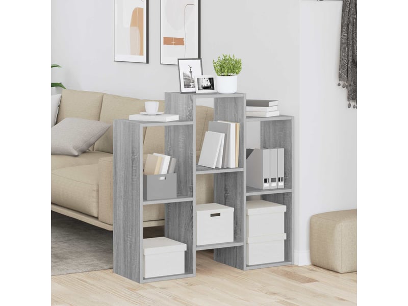  Buffet - bahut - meuble de rangement gris sonoma 90 x 30 x 90 cm  - Conforama D