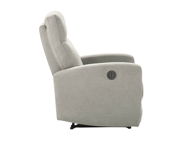  Fauteuil relax électrique tissu waterproof gris clair - merial MERIAL - Conforama D