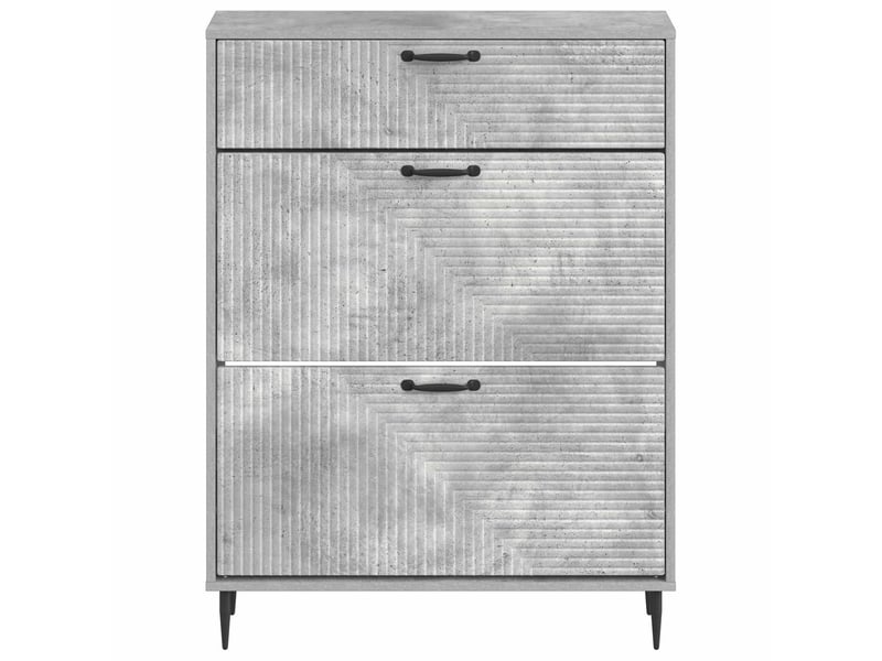  Meuble à chaussures, armoire à chaussures haarlem 78x24x103 cm bois d'ingénierie shl2171  - Conforama D
