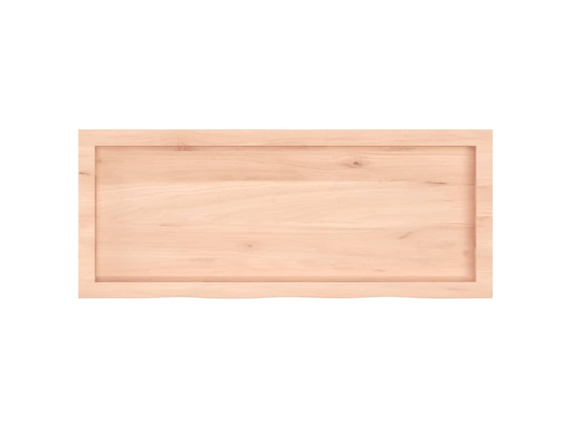  Comptoir de salle de bain, plan de travail 100x40x(2-6)cm bois massif non traité cf65694  - Conforama C
