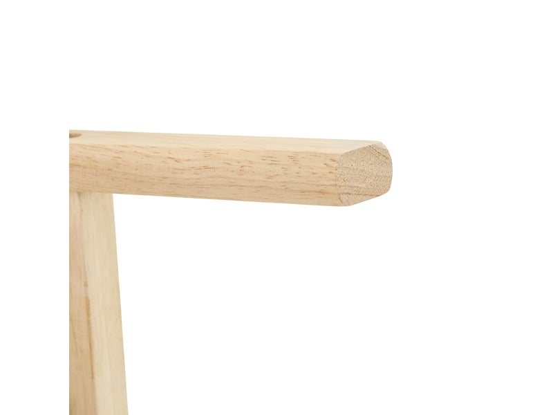  Table rectangulaire campagne 100 cm avec étagère de rangement et piètement en bois massif  - Conforama E
