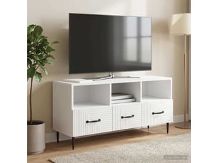 Meuble tv coloris blanc 102 cm <strong></strong>  <strong></strong>