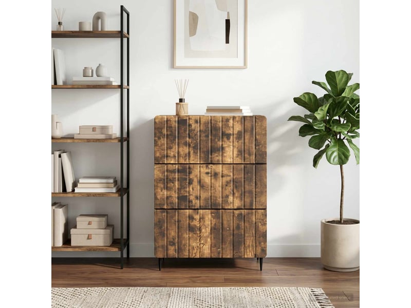  Armoire de rangement bureau, armoire à tiroirs 66 x 34,5 x 92 cm bois d'ingénierie shl8940  - Conforama B