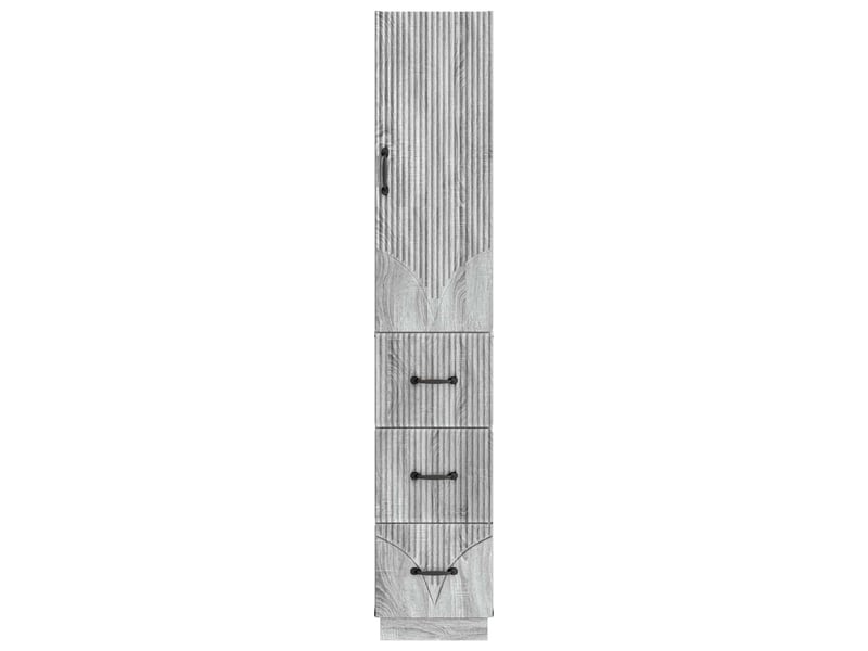 Ensemble de meubles 2 pcs, rangement de salon 33 x 34,5 x 87 cm bois d'ingénierie shl4112 - Conforama E