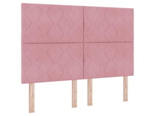 Tete de lit A poser largeur 160 cm   rose