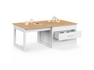 Table basse  coloris blanc ID MARKET 