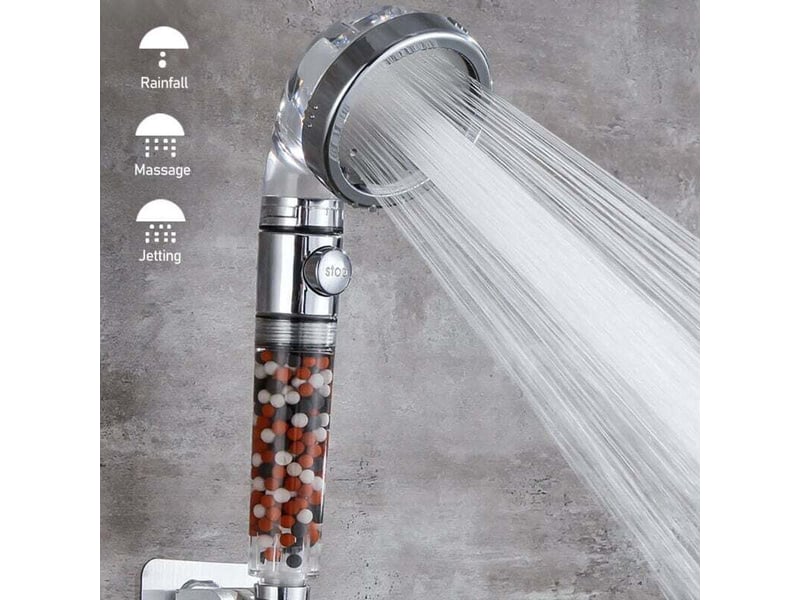  Enowelir pommeau de douche haute pression avec filtre anticalcaire, pommeau de douche universel à économie d'eau pour salle de bain  - Conforama B