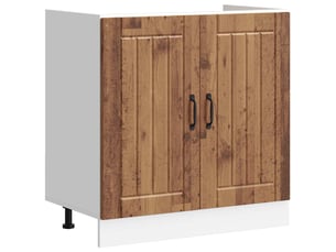 Meuble de cuisine, meuble de base de lavabo vieux bois bois d'ingénierie shl6239