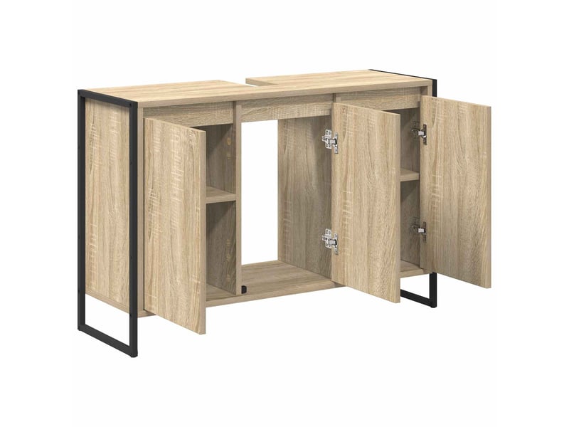  Cabinet de salle de bain sonoma 90x30x60 cm  - Conforama E