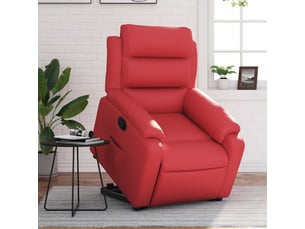 Fauteuil fixe <strong></strong> Tissu rouge